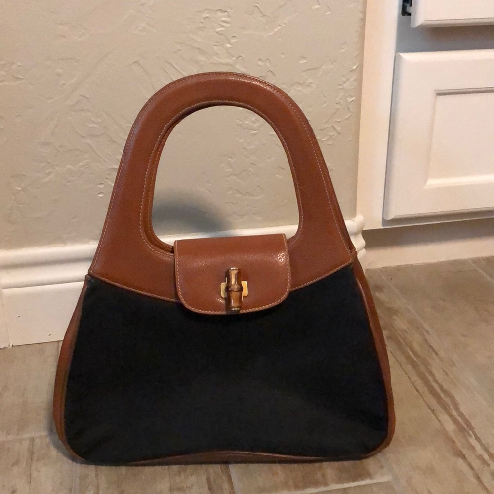Vintage Gucci top handle bag